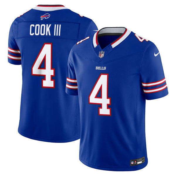 Buffalo Bills James Cook III Nike Royal Team Vapor F.U.S.E. Stitched Limited Jersey