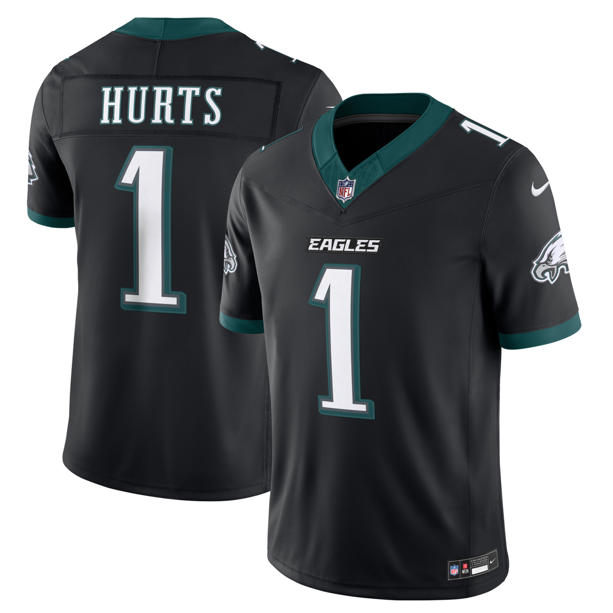 Philadelphia Eagles Jalen Hurts Black Alternate Vapor F.U.S.E. Stitched Limited Jersey