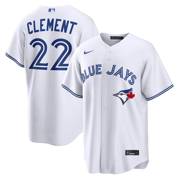 Toronto Blue Jays Ernie Clement Nike White Home Replica Jersey