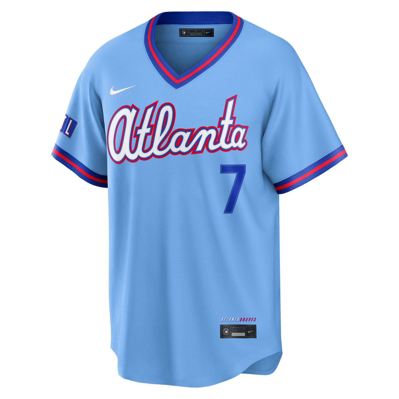 Atlanta Braves Ha-Seong Kim Nike Powder Blue 2026 City Connect Stadium Jersey