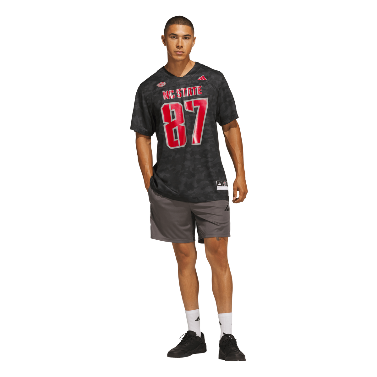 #87 NC State Wolfpack Honor & Support Premier Strategy Jersey - Black