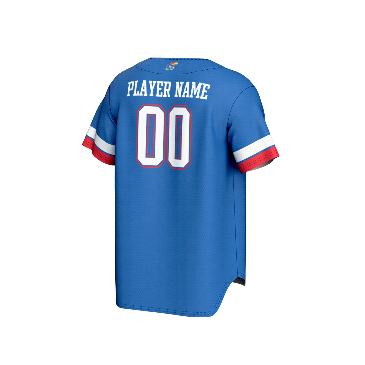 Kansas Jayhawks GameDay Greats NIL Pick-A-Player Lightweight Baseball Jersey - Royal