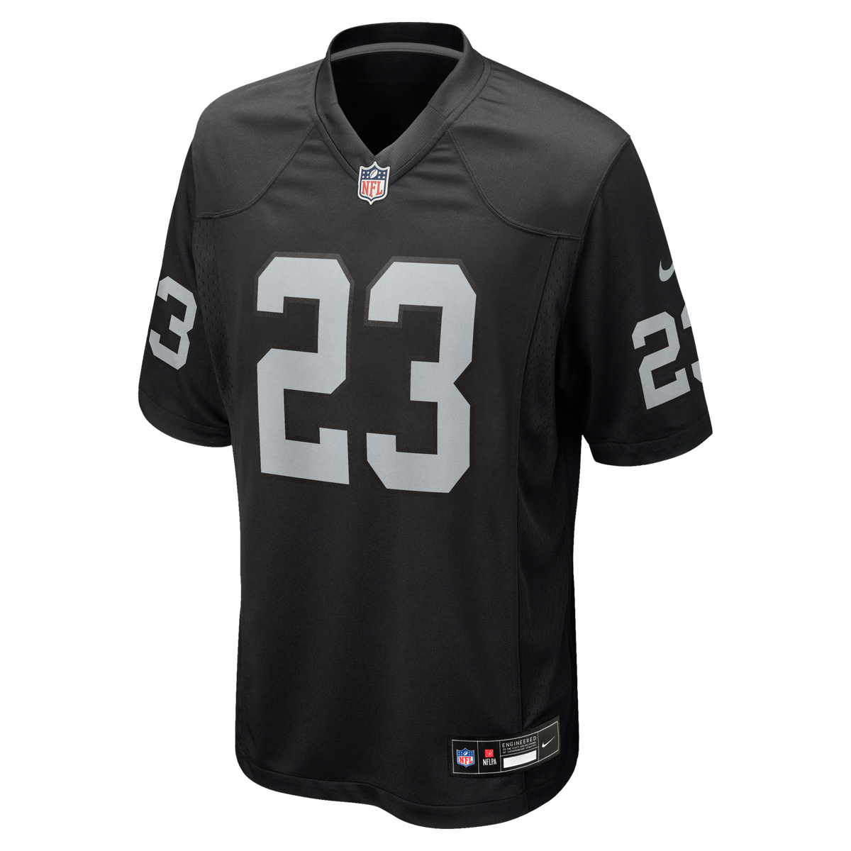 Las Vegas Raiders Dylan Laube Black Team Game Jersey