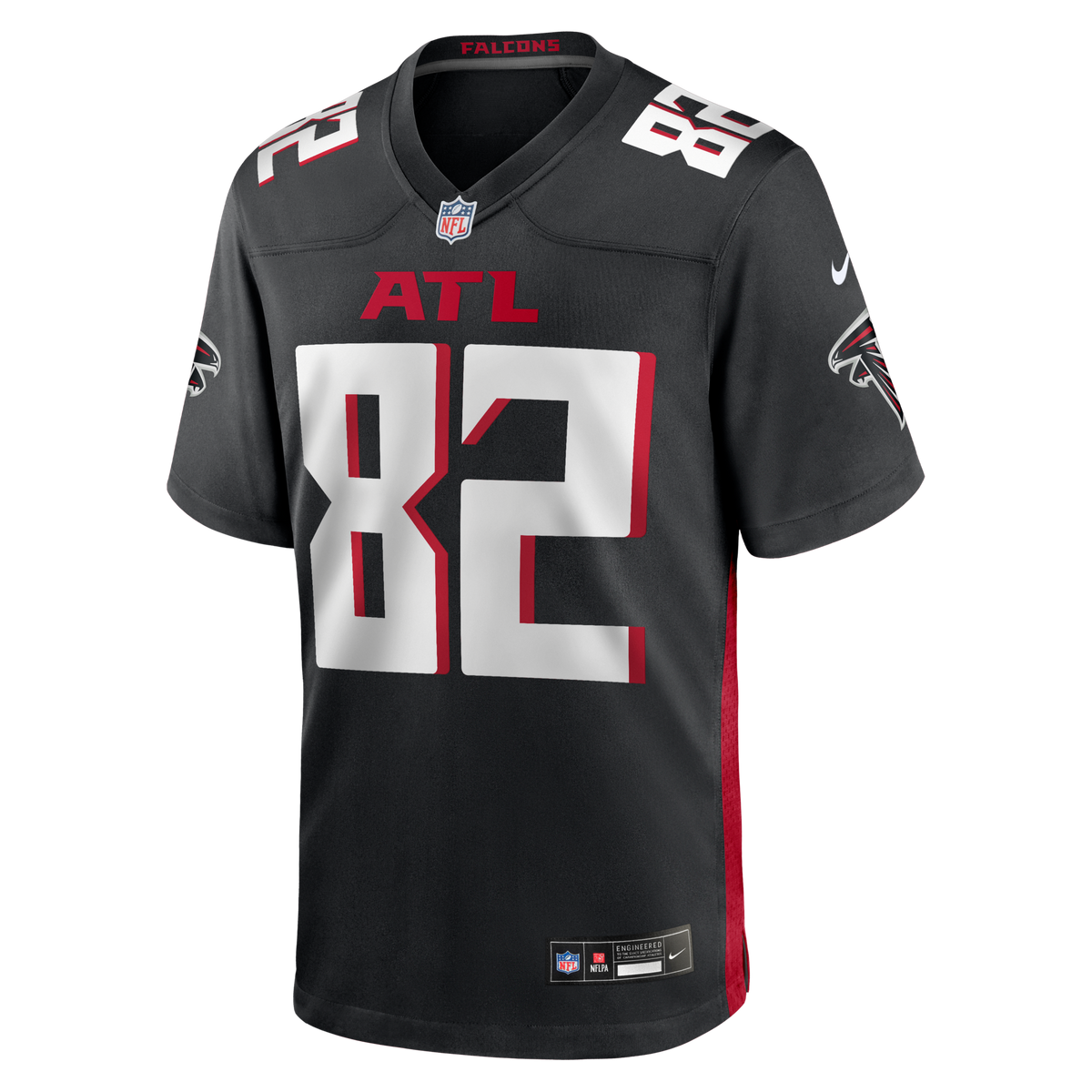 Atlanta Falcons Casey Washington Black Team Game Jersey