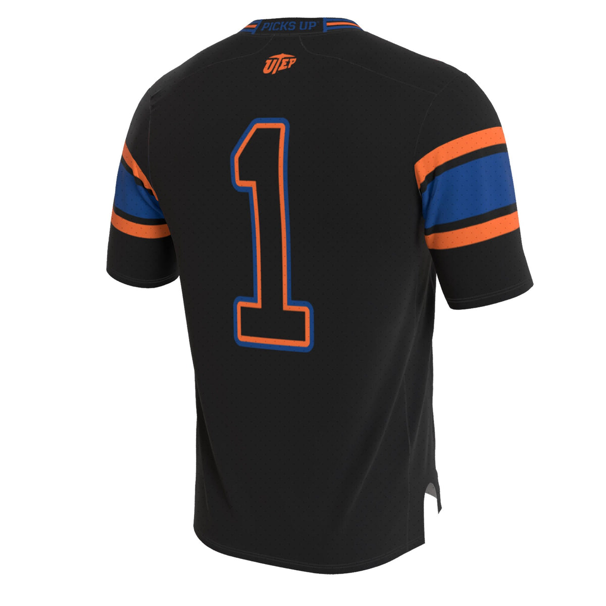UTEP Miners GameDay Greats Lightweight Collegiate Football Blackout Fashion Jersey