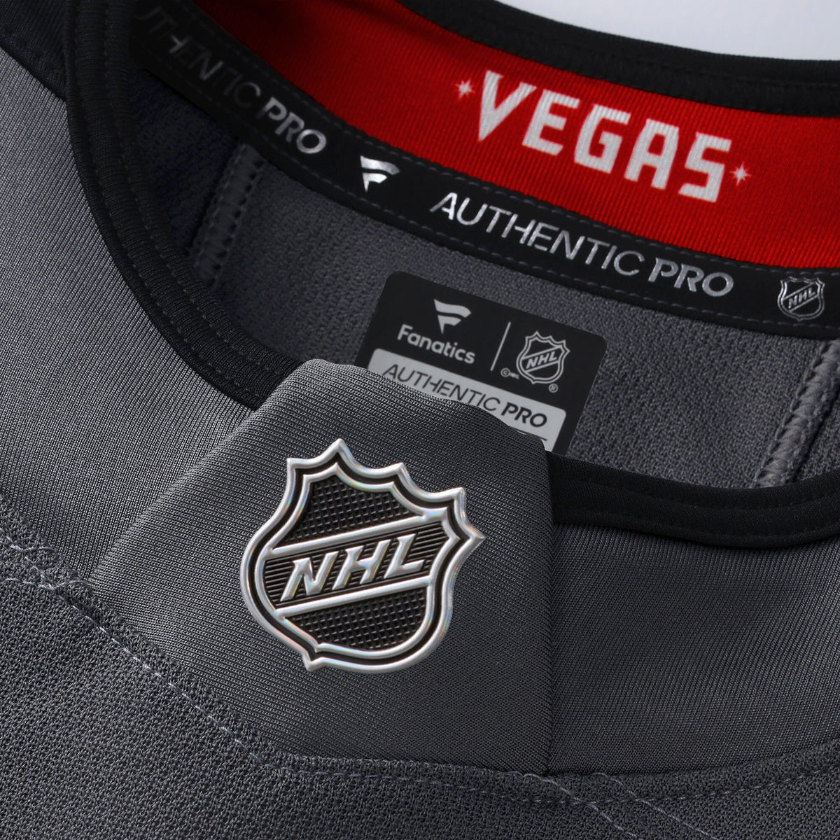 Vegas Golden Knights Fanatics Gray Alternate Authentic Pro Jersey