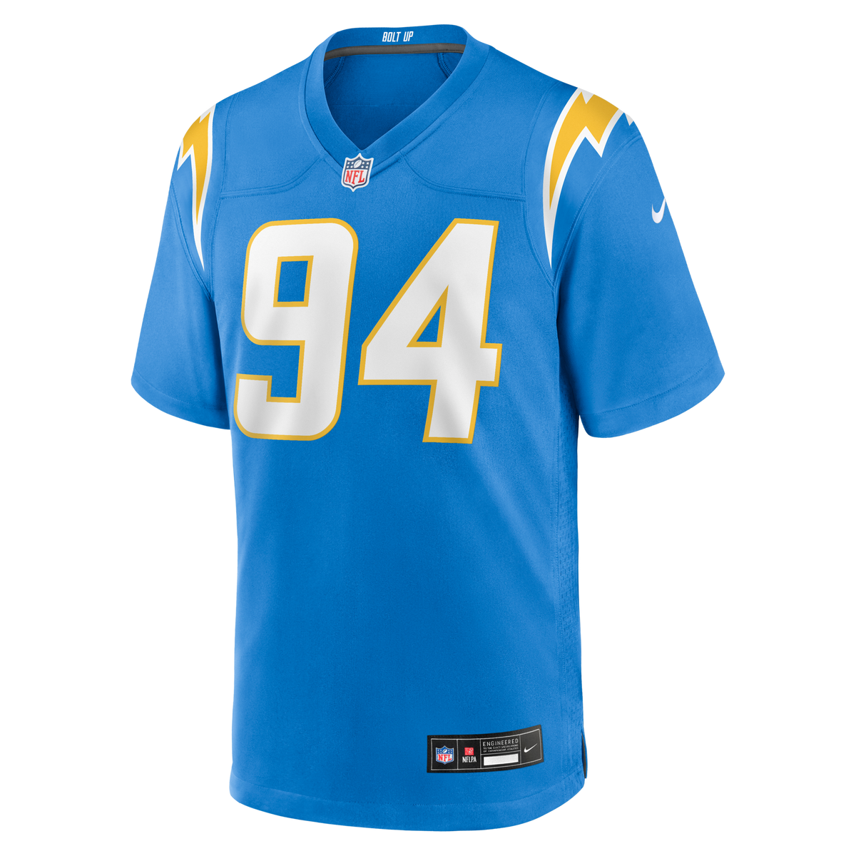 Los Angeles Chargers Dalvin Tomlinson Powder Blue Team Game Jersey