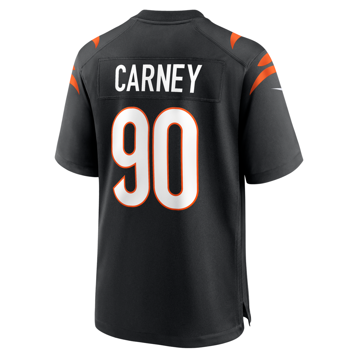 Cincinnati Bengals Owen Carney Black Home Game Player Jersey