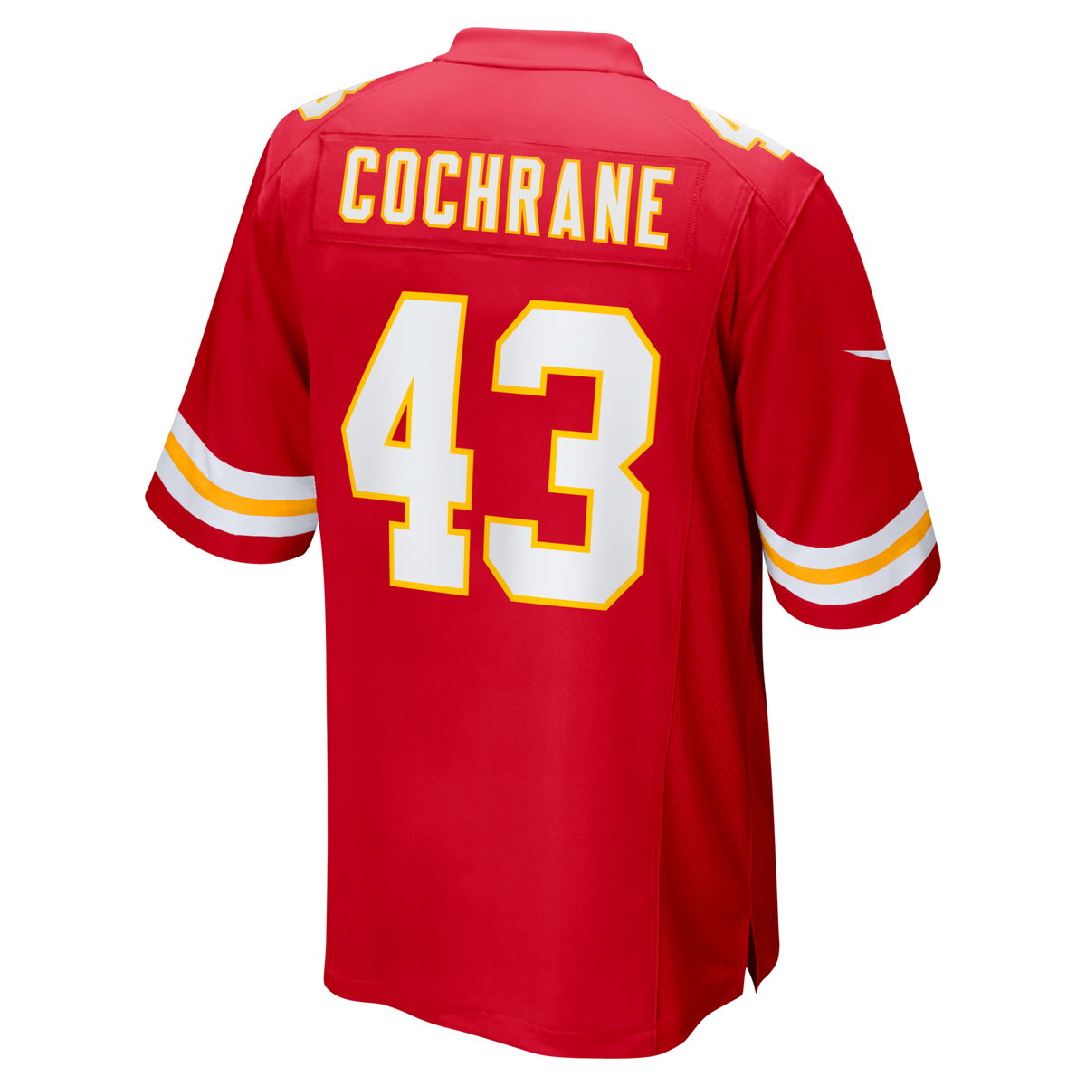 Kansas City Chiefs Jack Cochrane Red Game Player Jersey