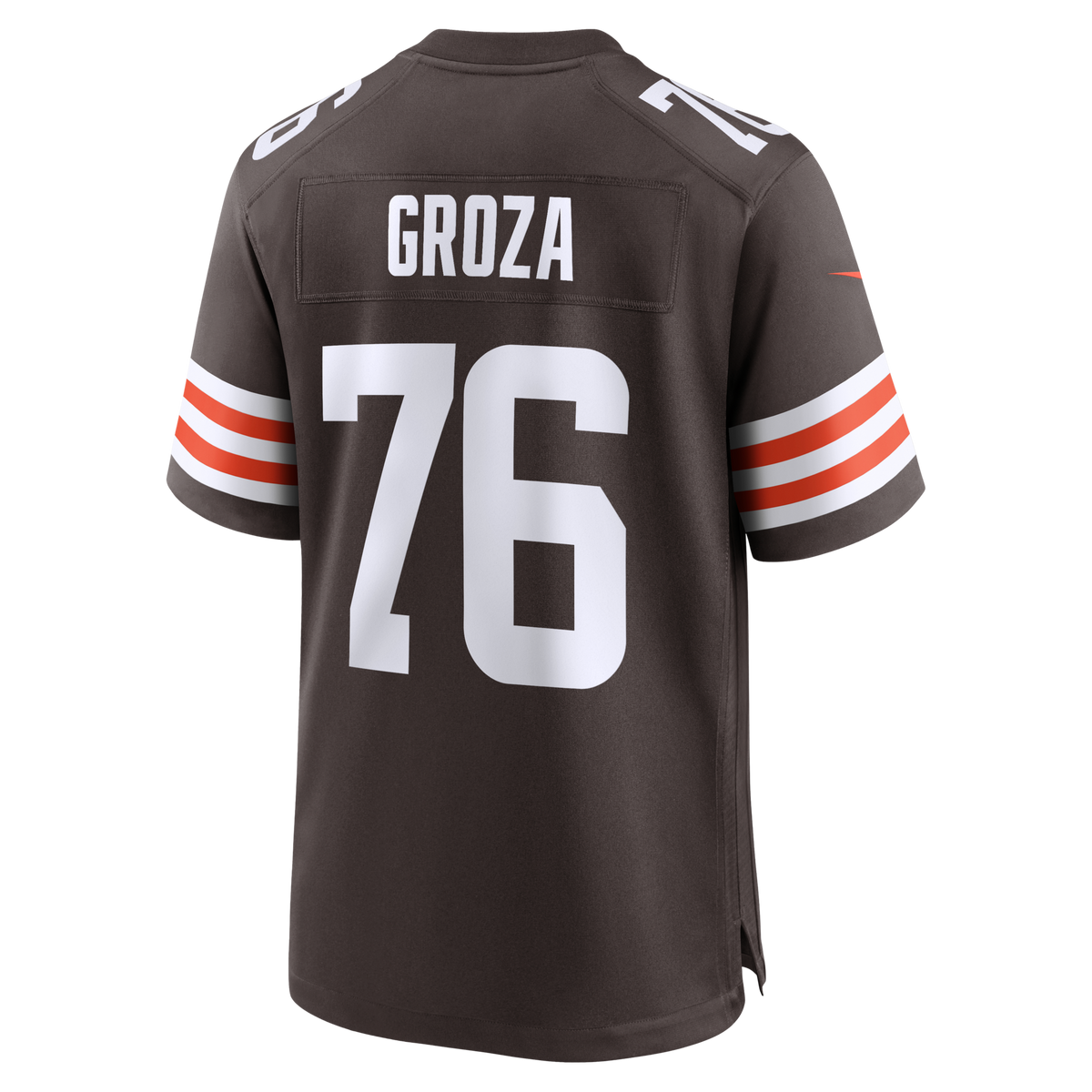 Cleveland Browns Lou Groza Brown Game Retired Player Jersey