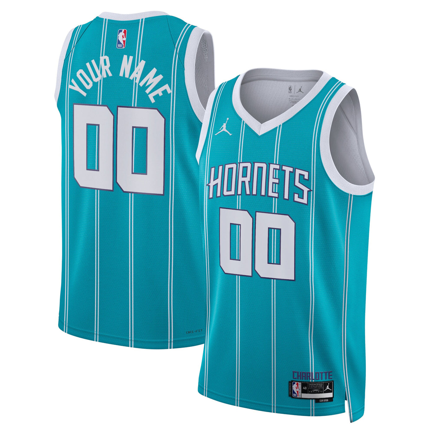 Charlotte Hornets Jordan Icon Edition Swingman Jersey - Custom