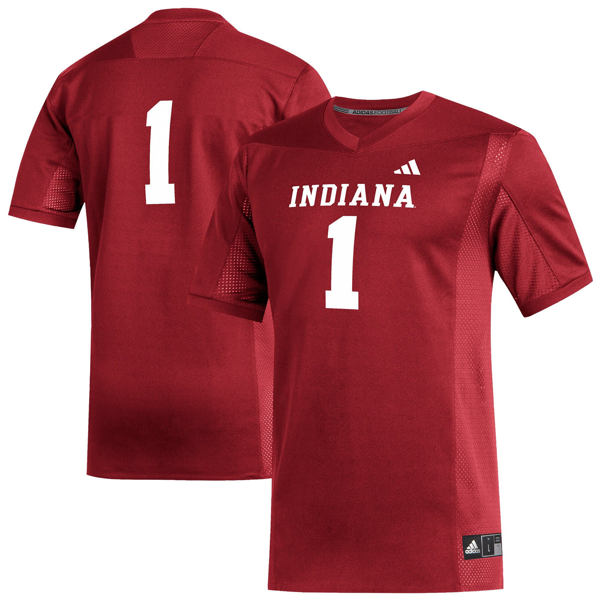 #1 Indiana Hoosiers Replica Football Jersey - Crimson