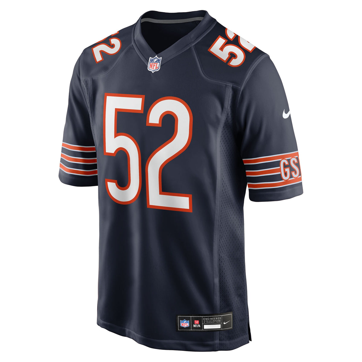 Chicago Bears Drew Dalman Navy Team Game Jersey