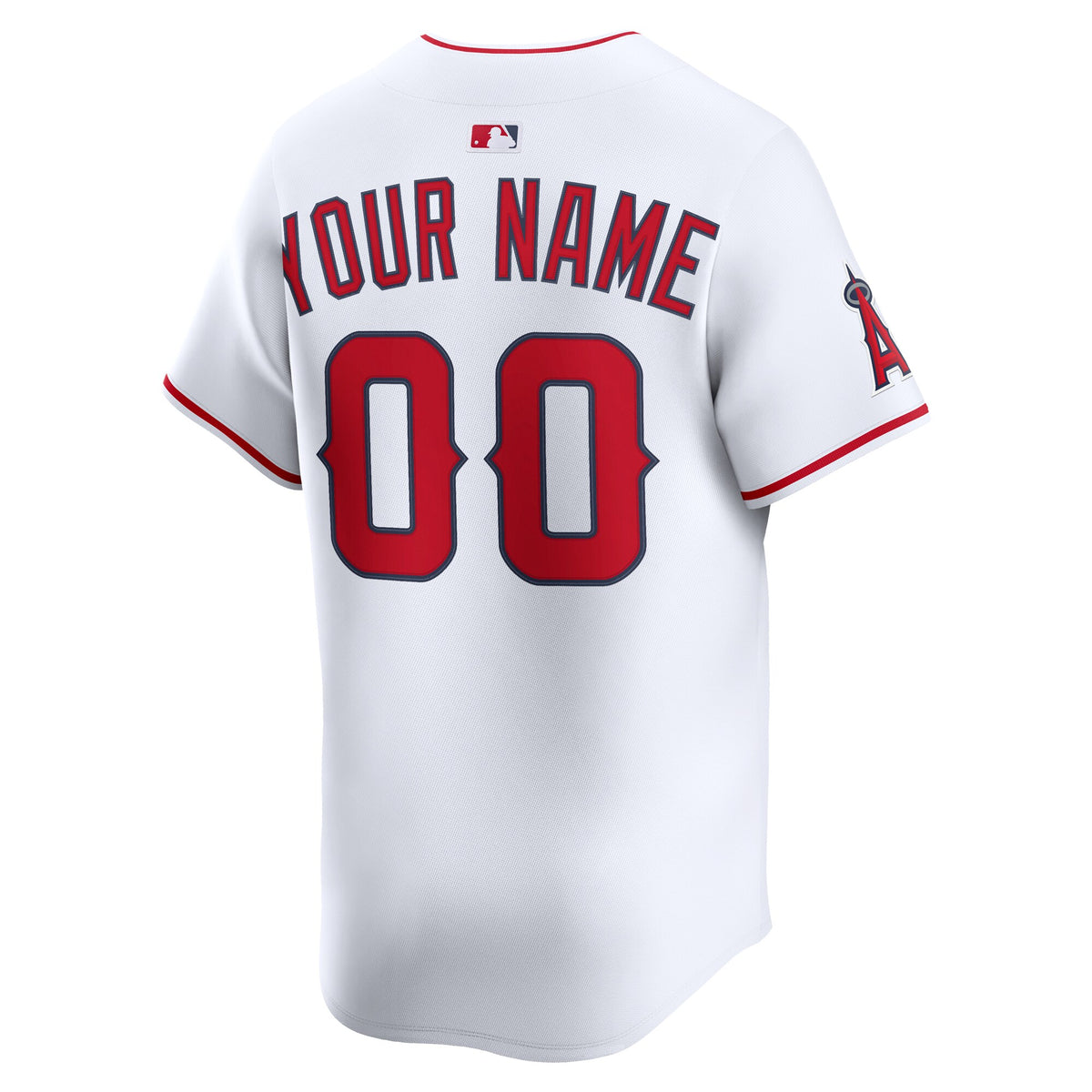 Los Angeles Angels White Home Limited Custom Jersey