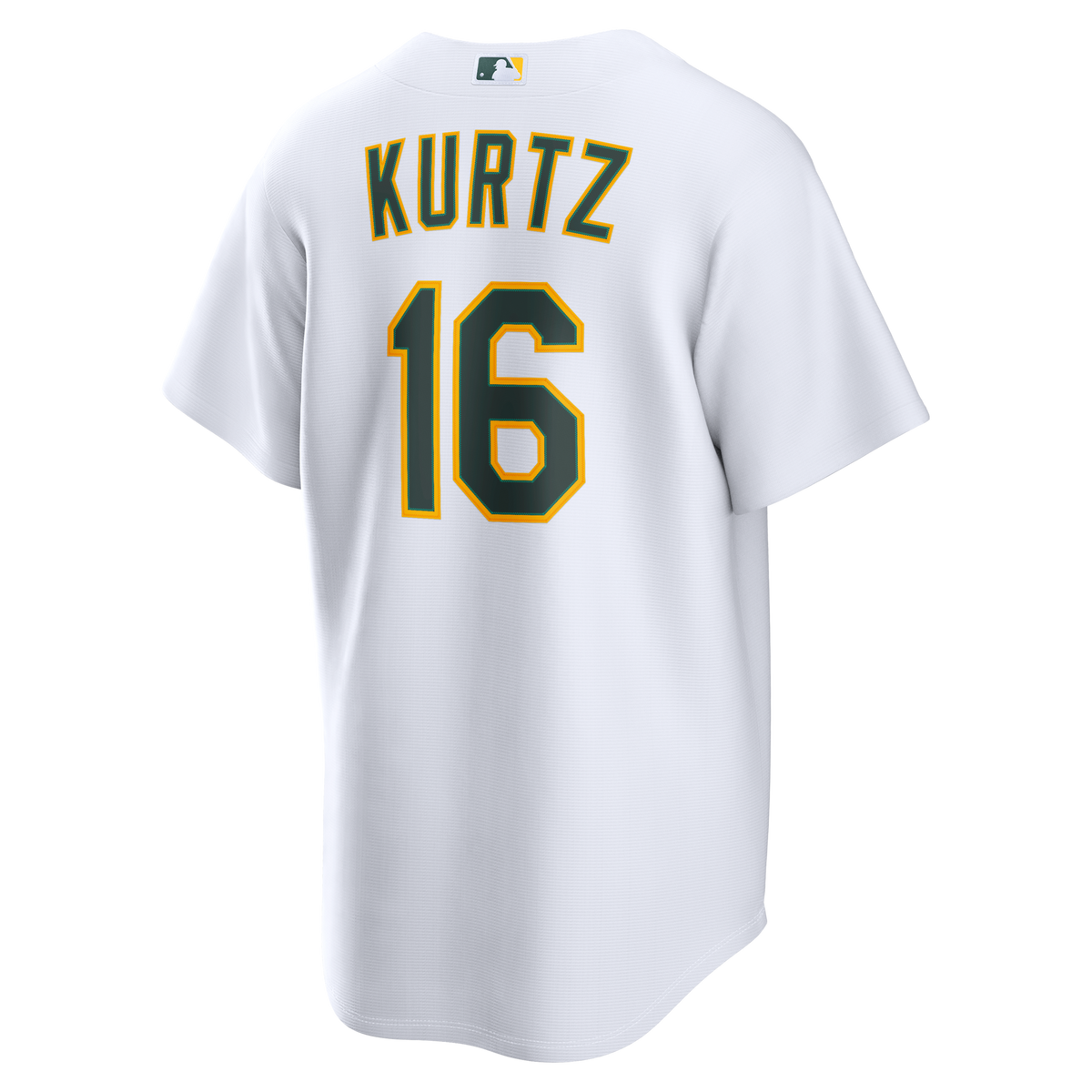 Athletics Nick Kurtz White Home Replica Jersey