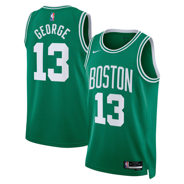 Boston Celtics Nike Icon Edition Swingman Jersey - Kelly Green - Custom - - Paul George