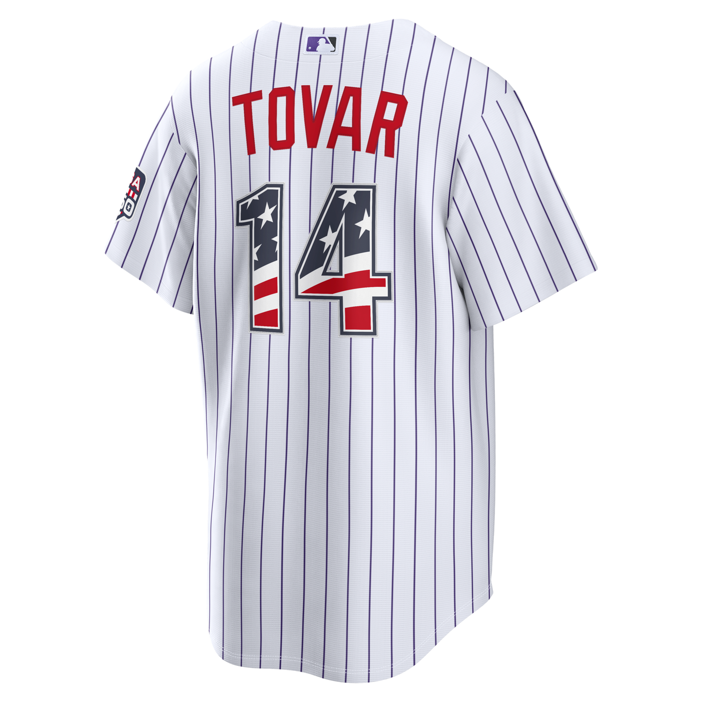 Fourth of July Colorado Rockies Ezequiel Tovar Nike White USA 250 Stadium Jersey