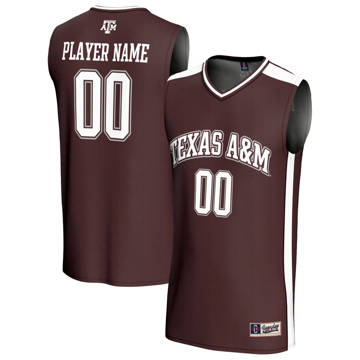Texas A&M Aggies GameDay Greats Lightweight Collegiate Basketball NIL Pick-A-Player Fashion Jersey - Maroon