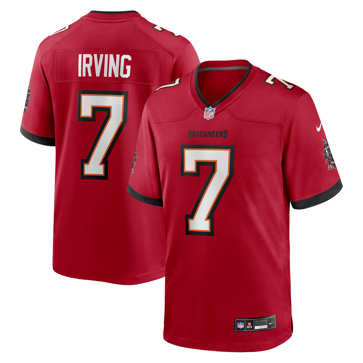 Tampa Bay Buccaneers Bucky Irving Red Game Jersey