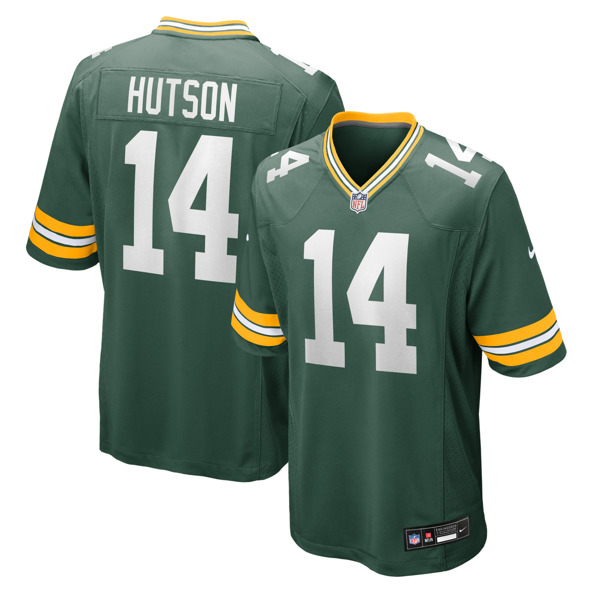 Green Bay Packers Don Hutson Green Retired Player Jersey
