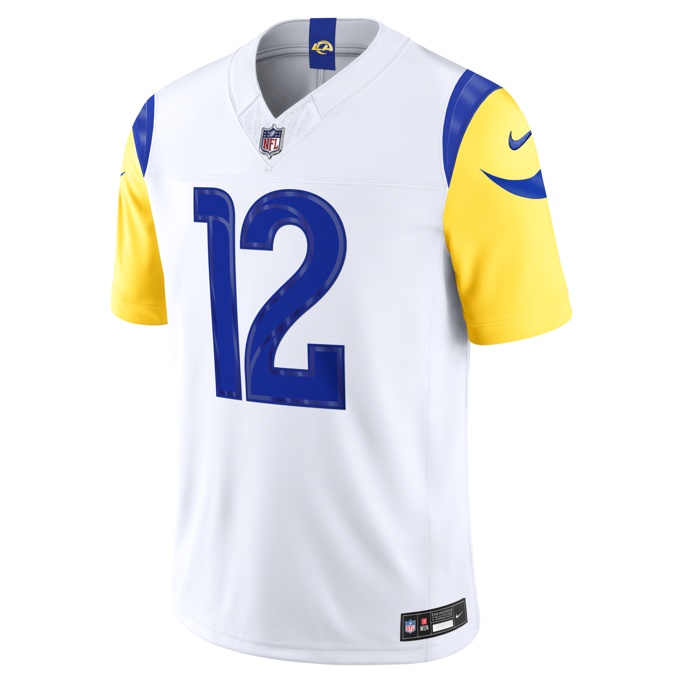 Los Angeles Rams Puka Nacua Nike White Vapor F.U.S.E. Stitched Limited Jersey