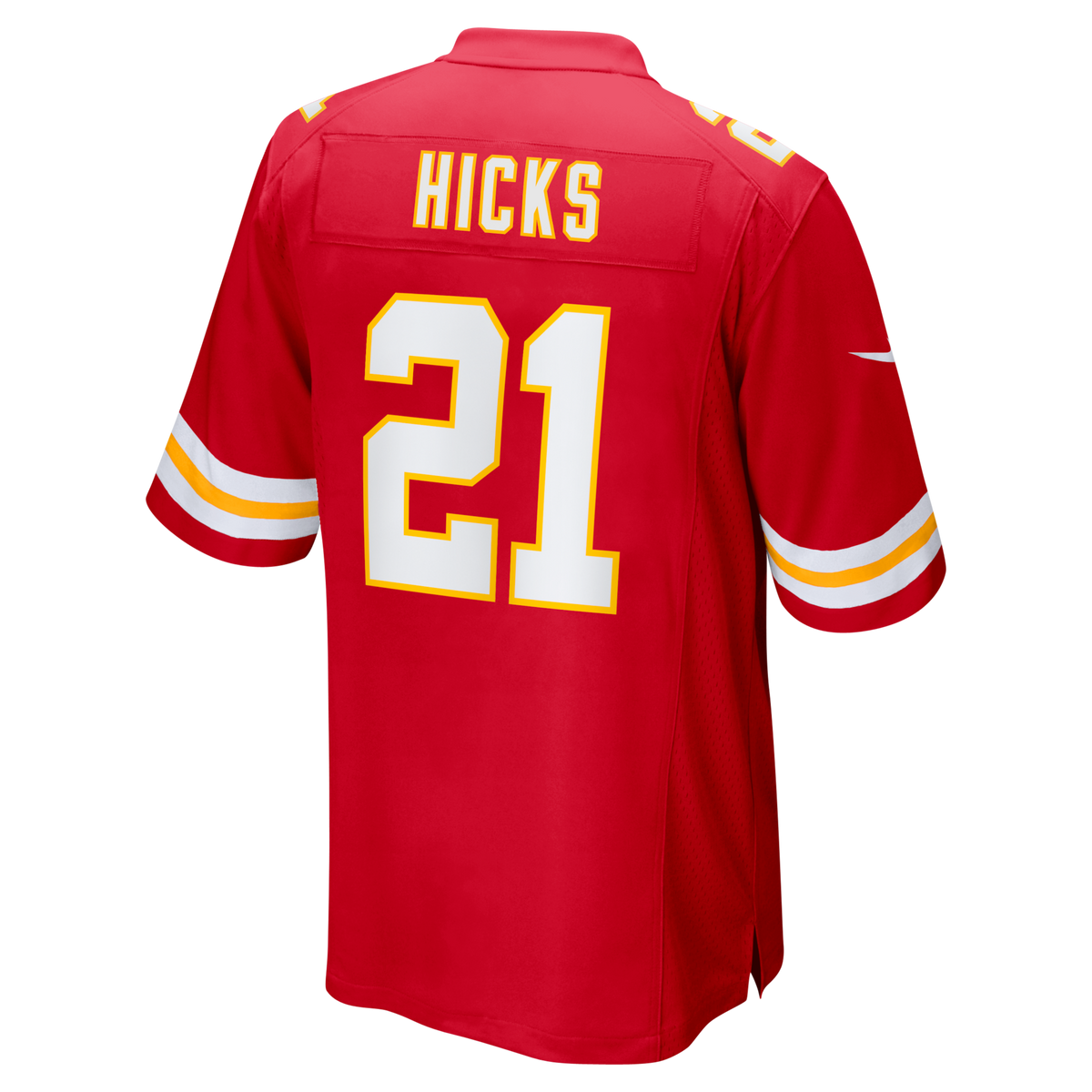 Kansas City Chiefs Jaden Hicks Red Game Jersey