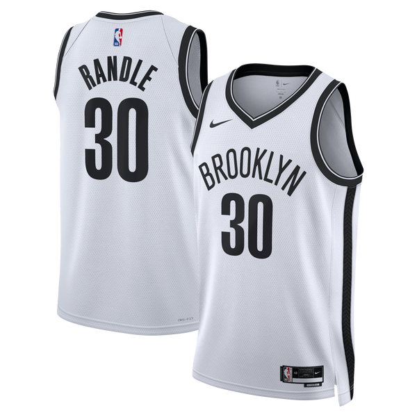 Brooklyn Nets Nike Association Edition Swingman Jersey - White - Julius Randle