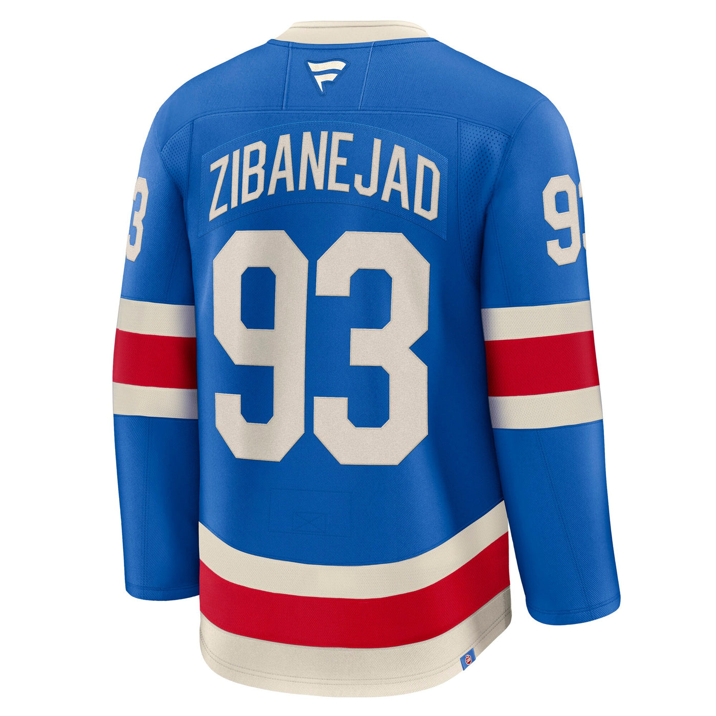 New York Rangers Mika Zibanejad Fanatics Blue Centennial Premium Jersey