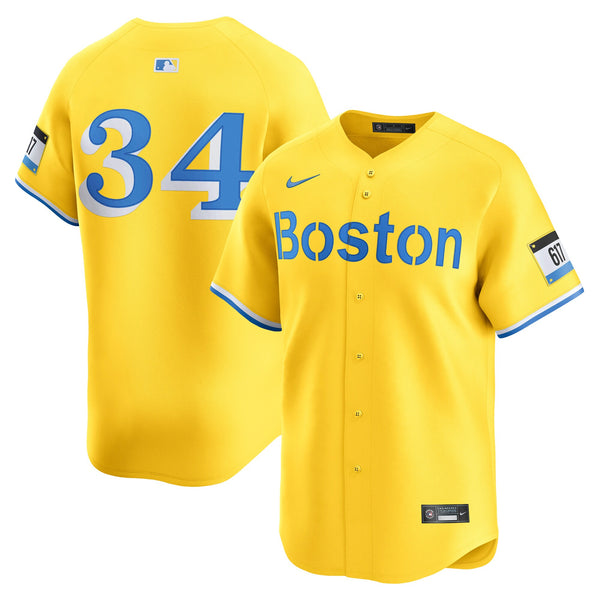 Boston Red Sox David Ortiz Yellow Alternate 3 Limited Player Jersey