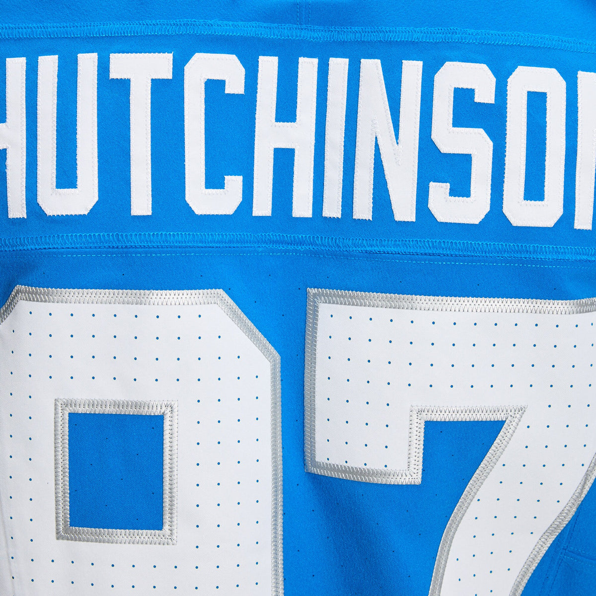Detroit Lions Aidan Hutchinson Blue Team Vapor F.U.S.E. Elite Jersey
