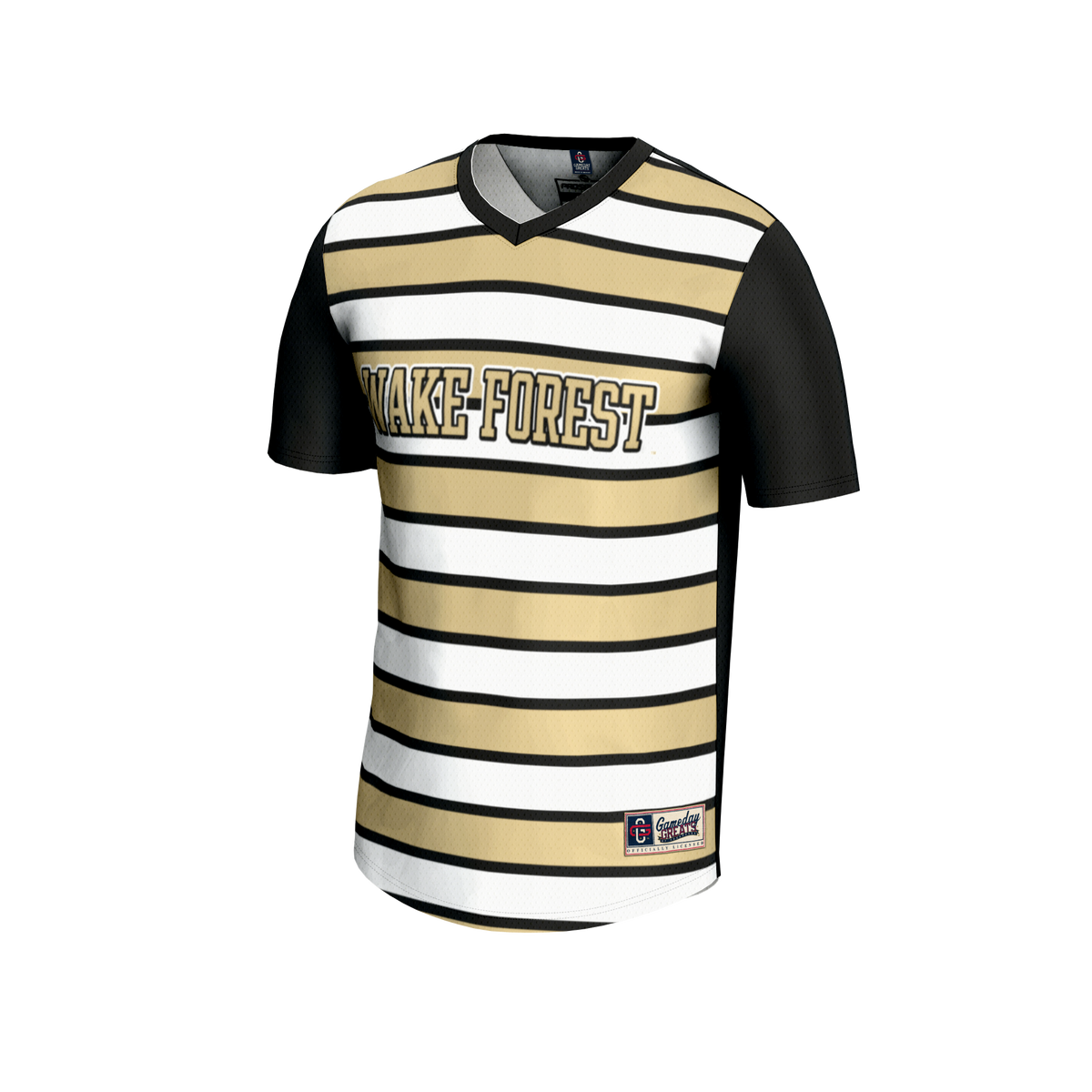 #1 Wake Forest Demon Deacons GameDay Greats Lightweight Soccer Fashion Jersey - Black