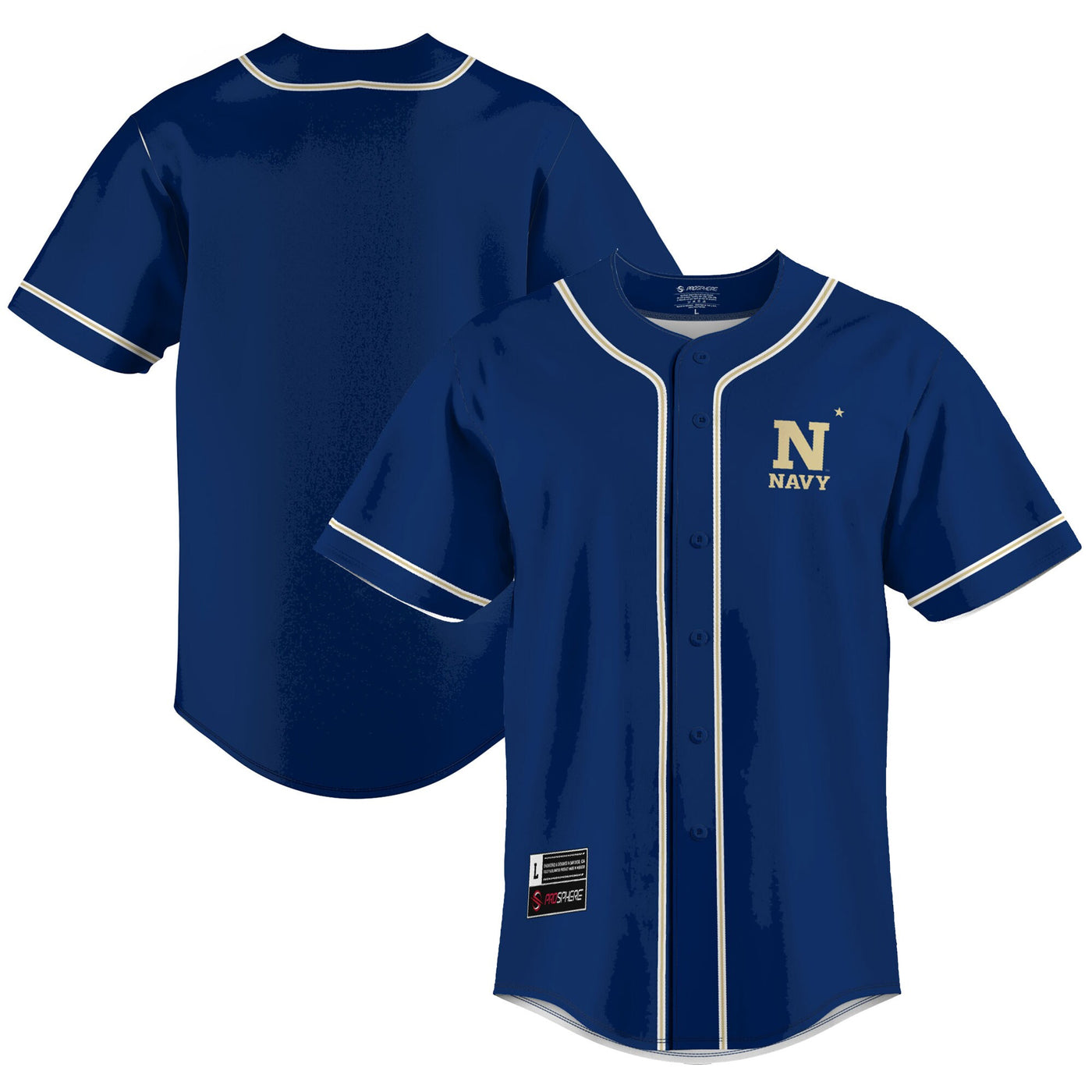 GameDay Greats Blue Navy Midshipmen Lightweight Baseball Jersey