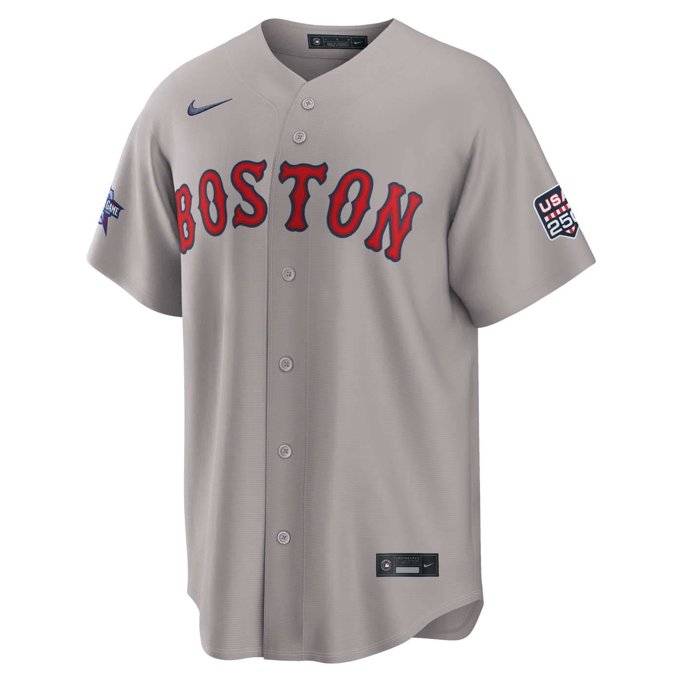 2026 All-Star Game Boston Red Sox Aroldis Chapman Nike Gray Replica Jersey