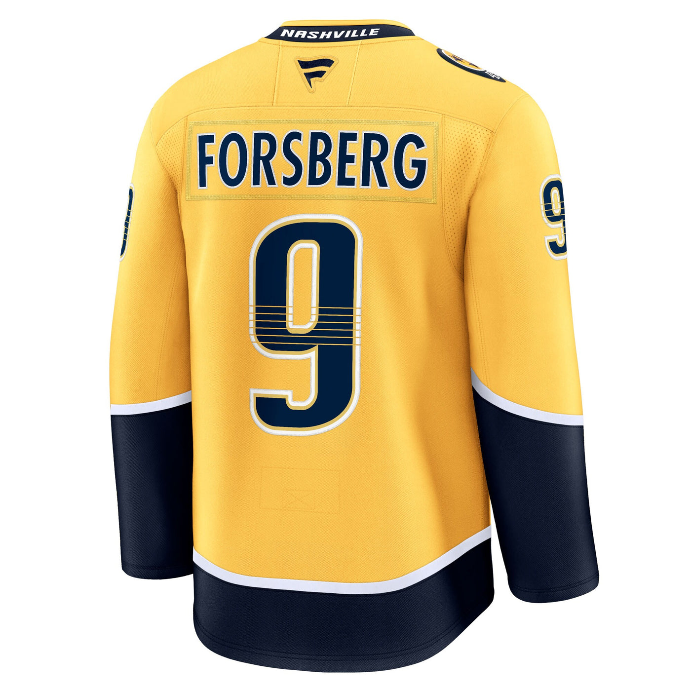 Nashville Predators Filip Forsberg Fanatics Gold Home Premium Jersey