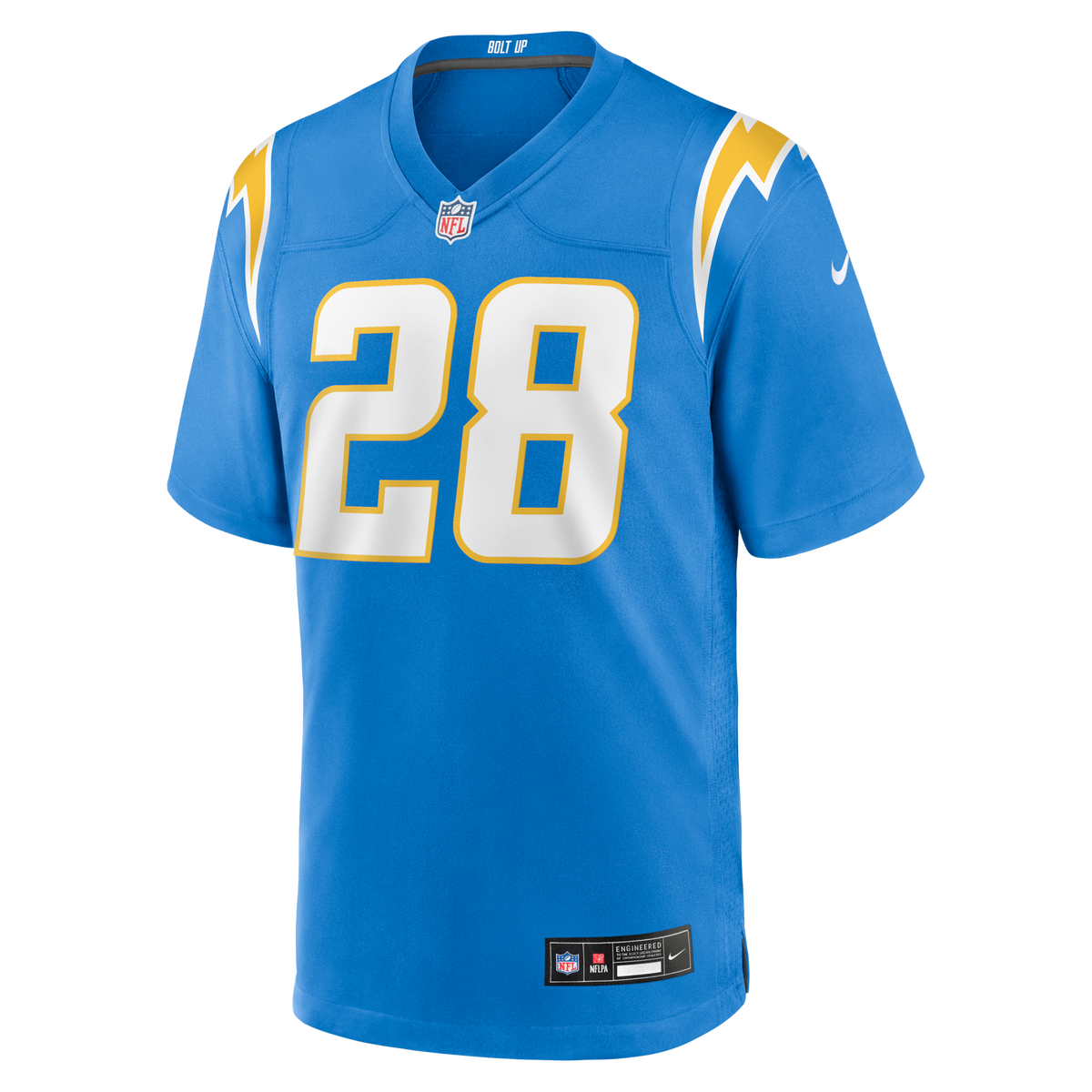 Los Angeles Chargers Isaiah Spiller Powder Blue Game Jersey