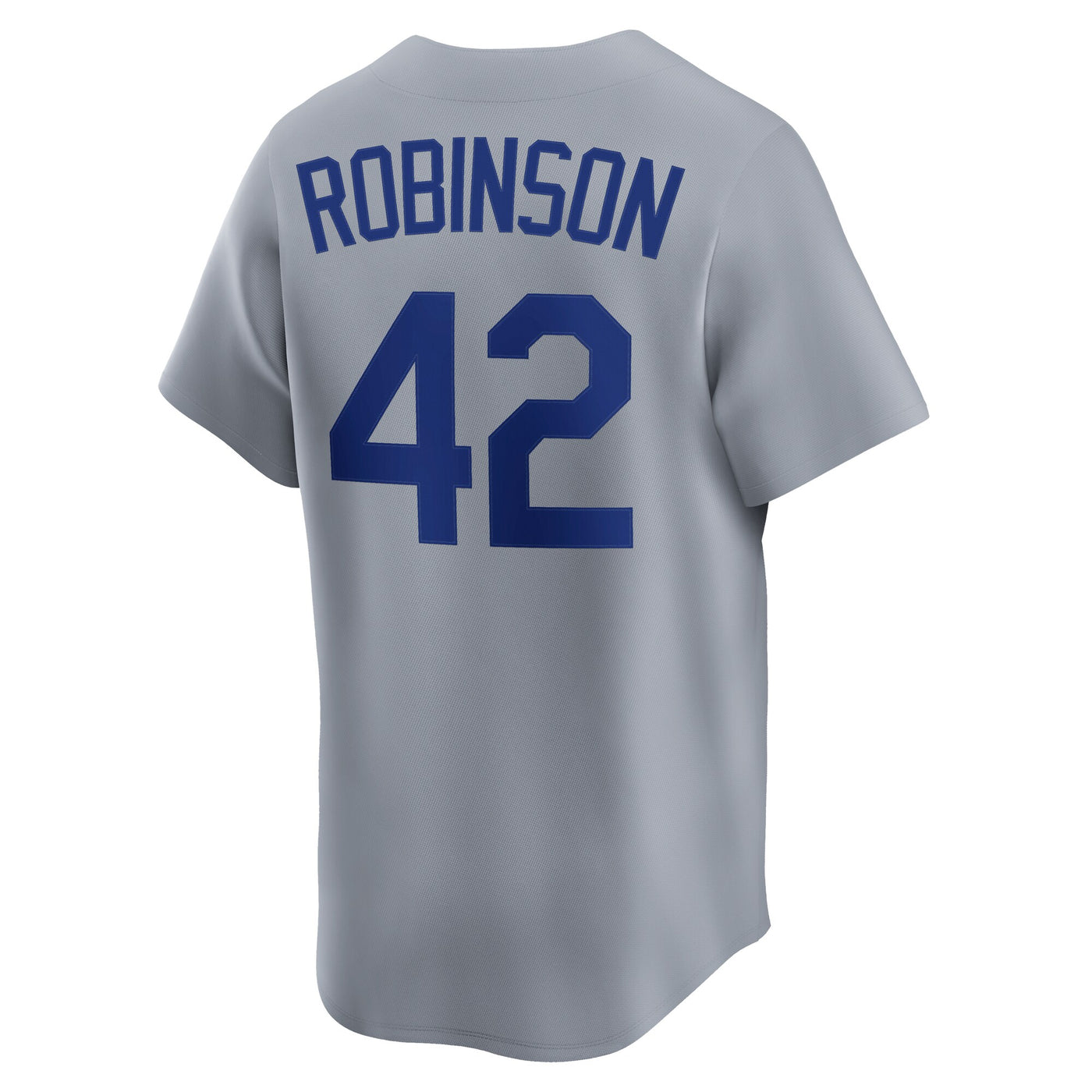 Brooklyn Dodgers Jackie Robinson Nike Gray Throwback Cooperstown Collection Limited Jersey