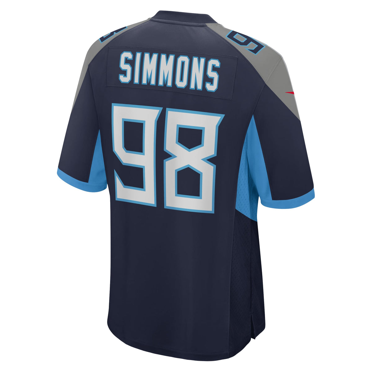 Tennessee Titans Jeffery Simmons Navy Game Jersey