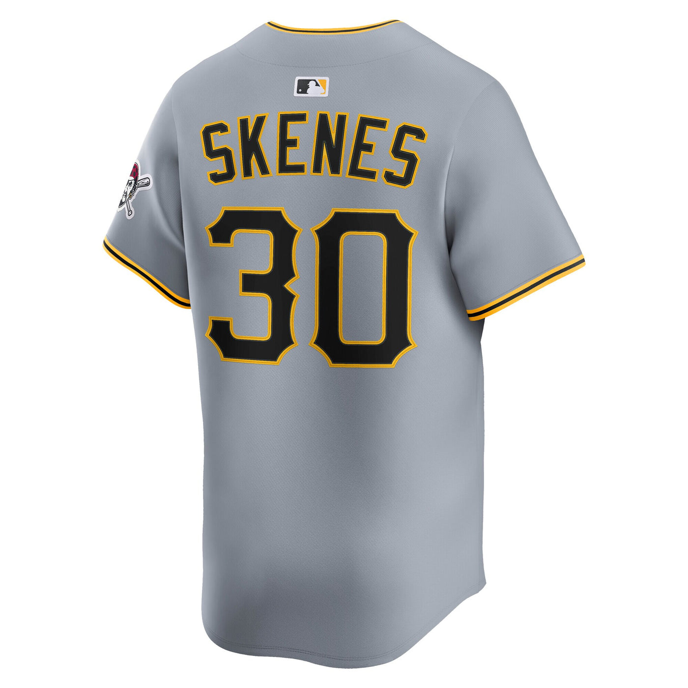 Pittsburgh Pirates Paul Skenes Nike Gray Road Limited Player Jersey