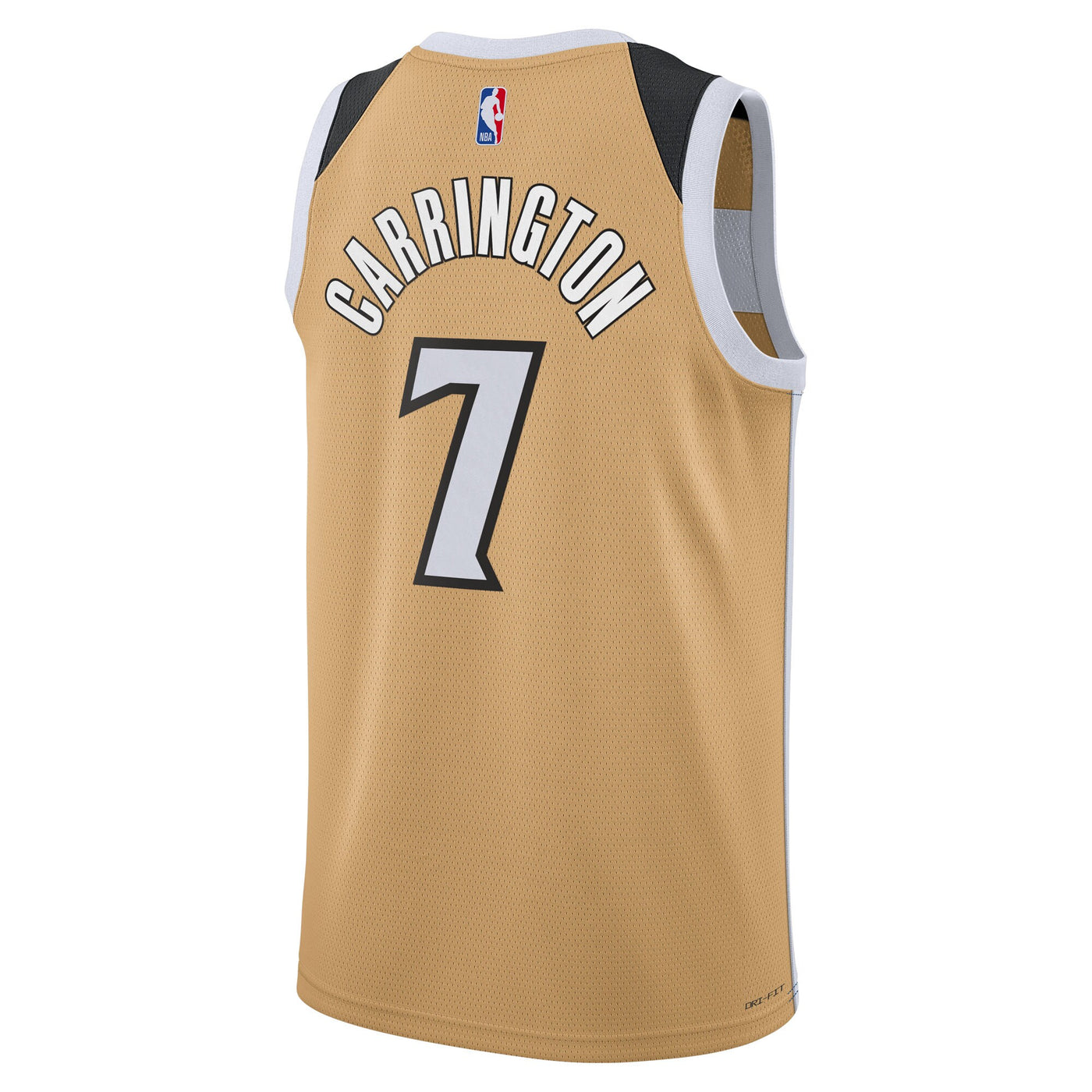 Washington Wizards Nike 2025/26 City Edition Swingman Jersey - Tan - Carlton Carrington