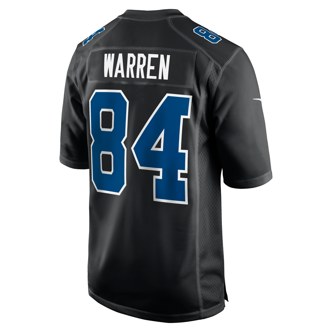 Indianapolis Colts Tyler Warren Nike Carbon Black Fashion Game Jersey