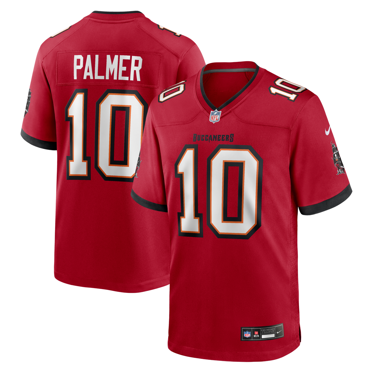 Tampa Bay Buccaneers Trey Palmer Red Game Jersey