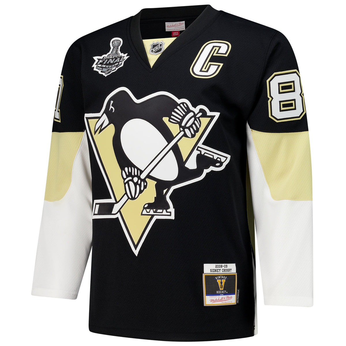 Pittsburgh Penguins Sidney Crosby Black 2008-09 Power Play Jersey