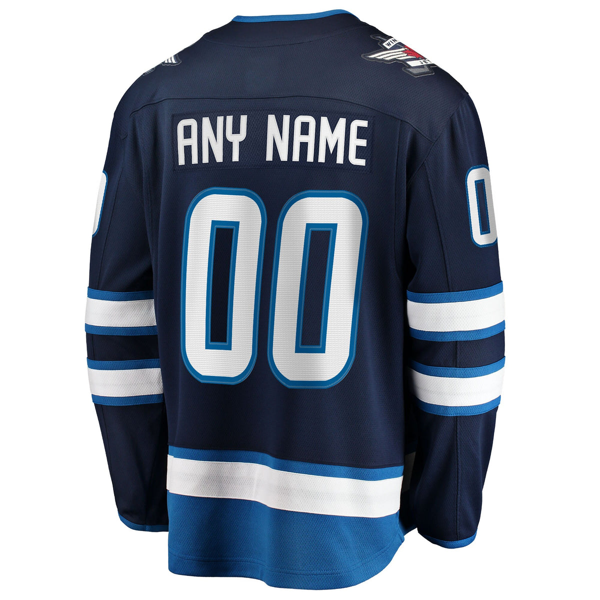 Winnipeg Jets Fanatics Blue Home Breakaway Custom Jersey