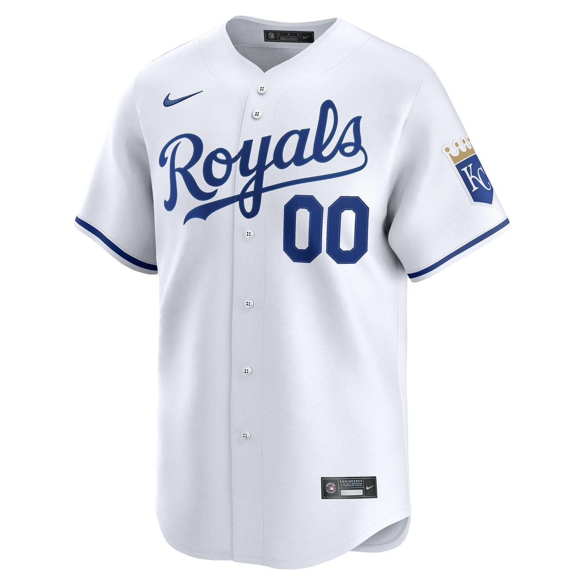 Kansas City Royals White Home Limited Custom Jersey