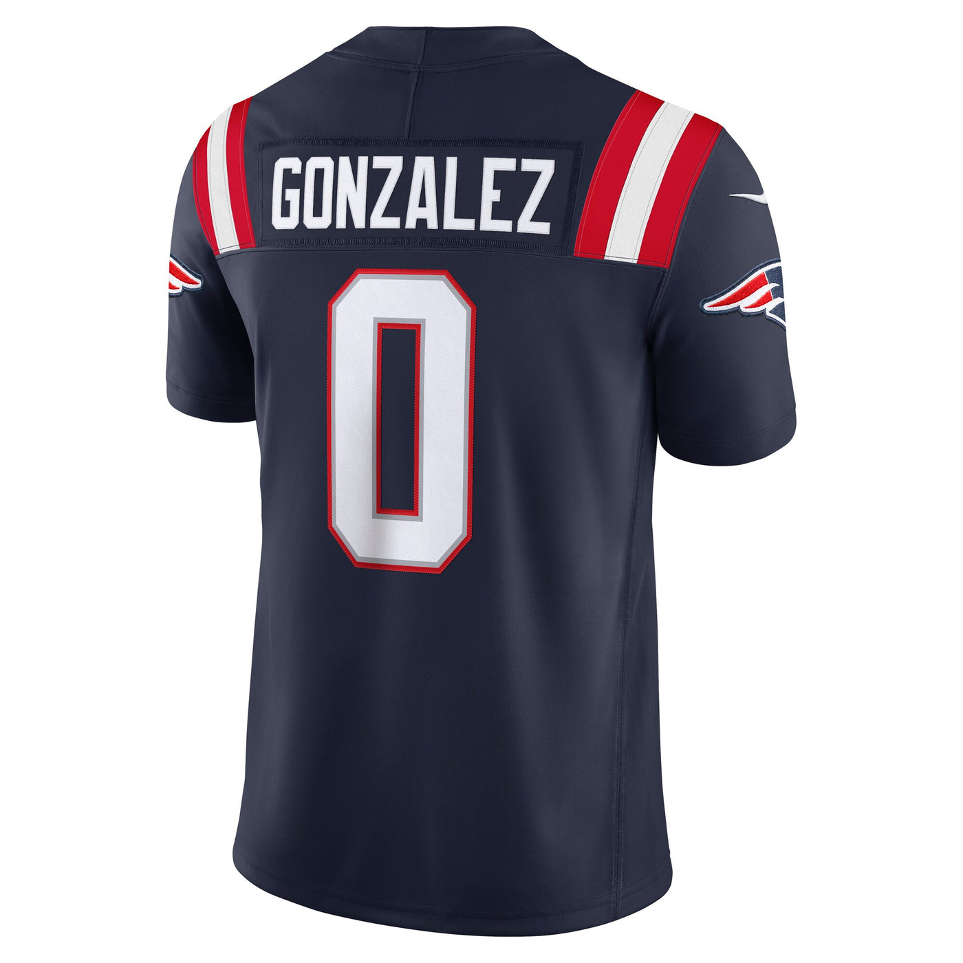 New England Patriots Christian Gonzalez Nike Navy Team Vapor F.U.S.E. Stitched Limited Jersey