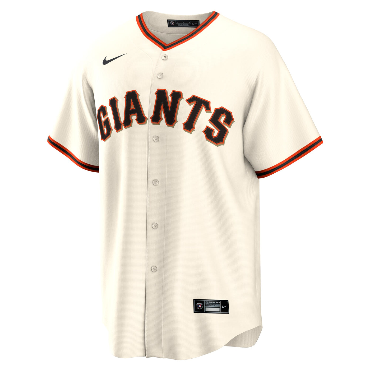 San Francisco Giants Willy Adames Nike Cream Home Replica Jersey