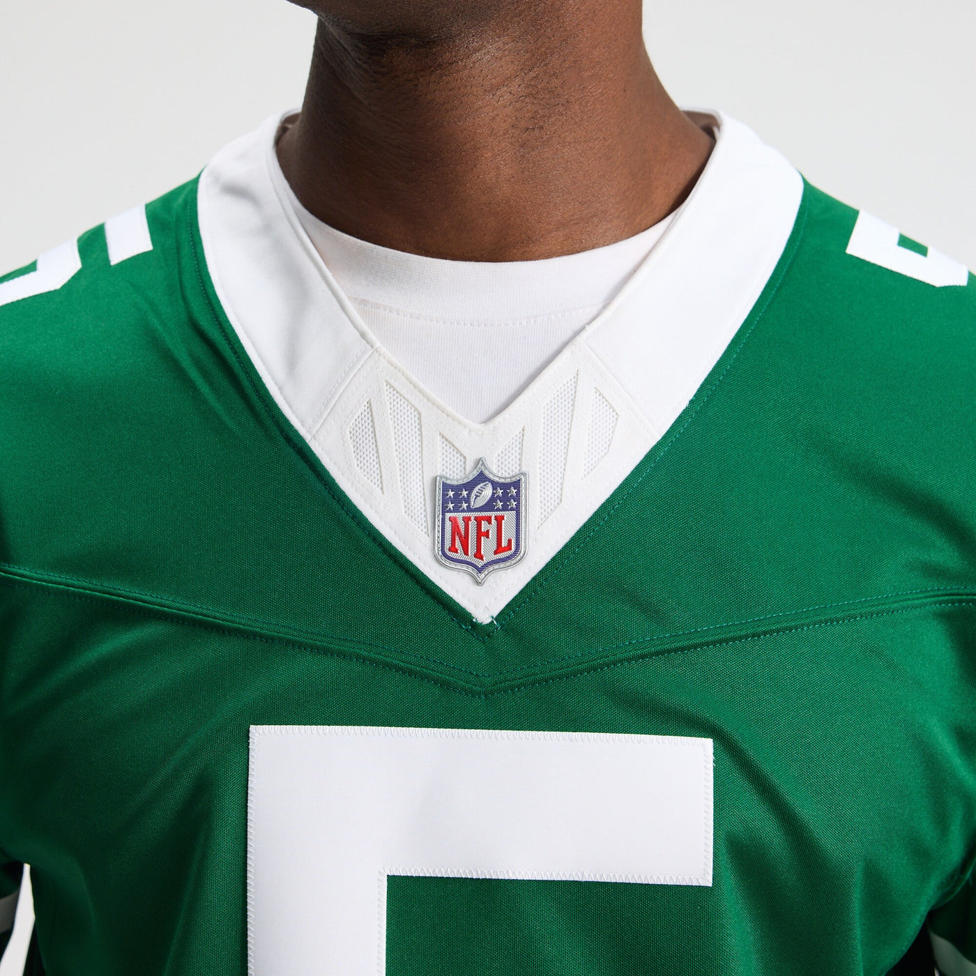New York Jets Garrett Wilson Nike Legacy Green Team Vapor F.U.S.E. Stitched Limited Jersey