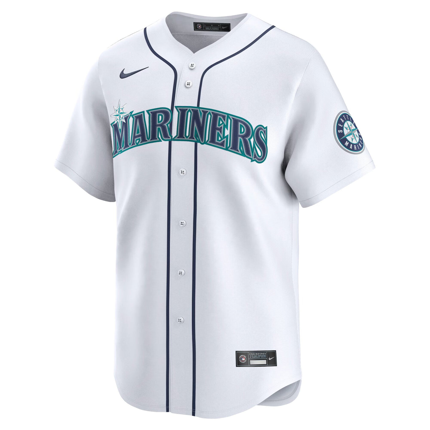 Seattle Mariners Cal Raleigh Nike White Home Limited Player Jersey