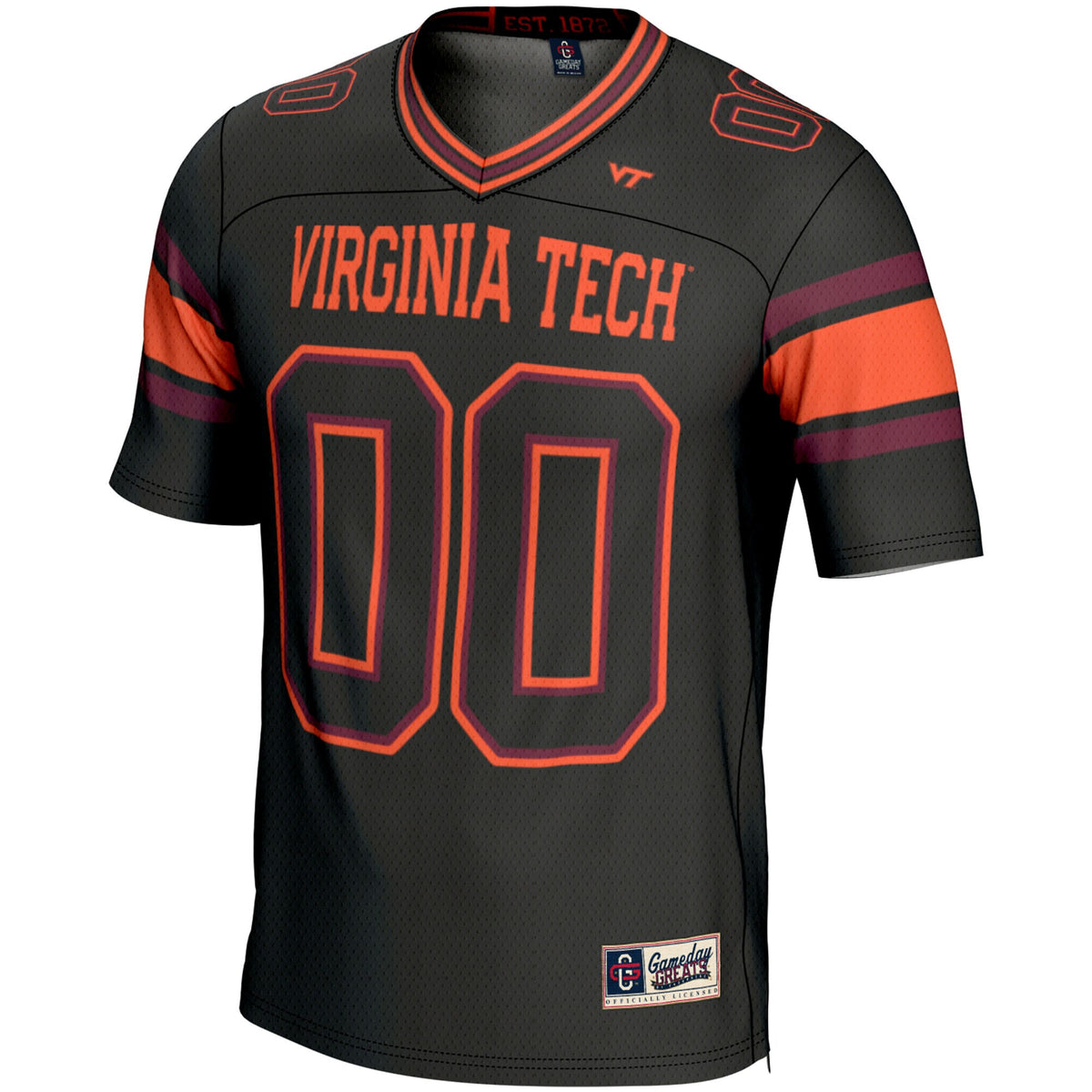 Virginia Tech Hokies GameDay Greats NIL Pick-A-Player Football Jersey - Black