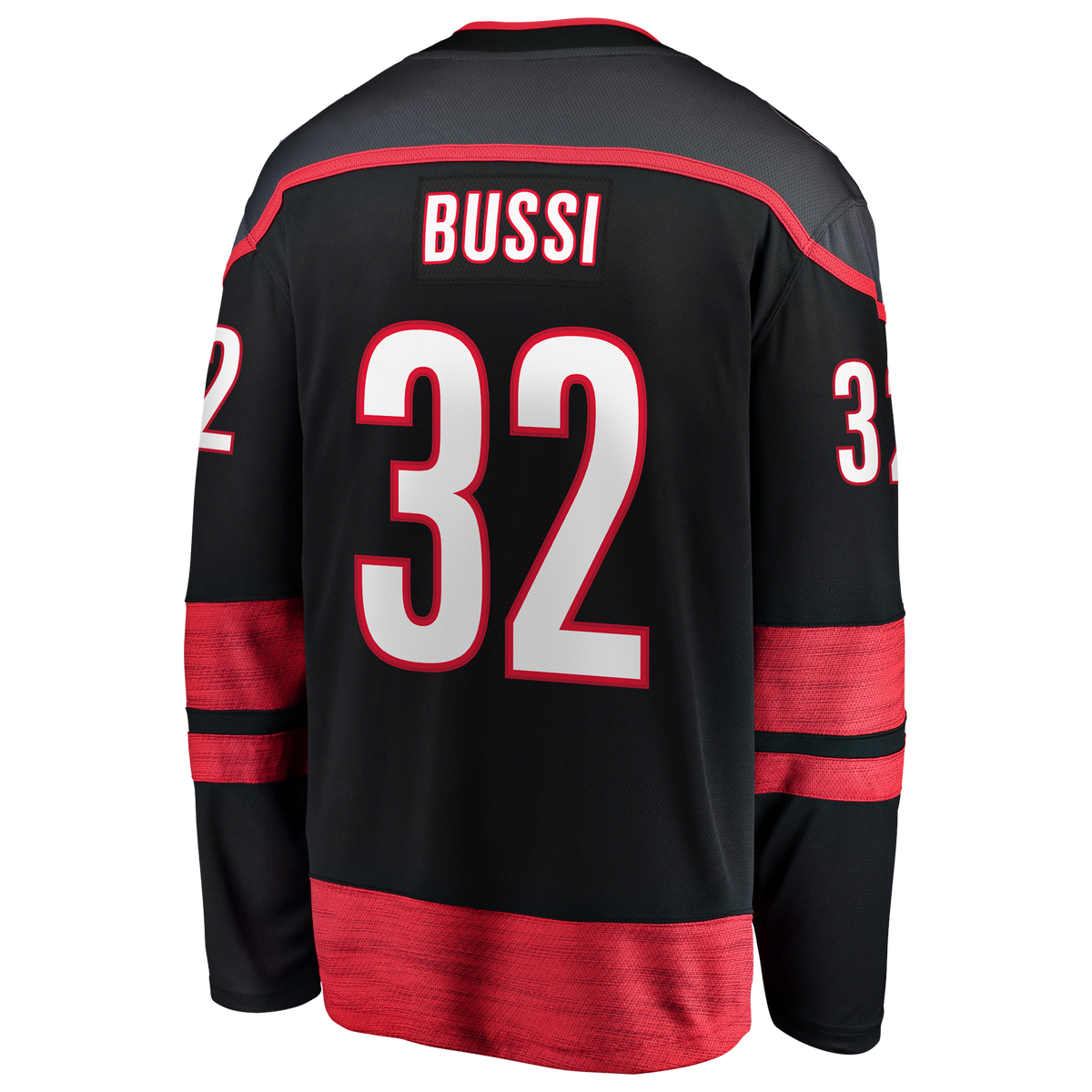 Carolina Hurricanes Brandon Bussi Fanatics Black Home Breakaway Jersey